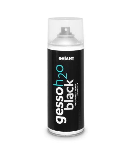 ספריי ג'סו שחור על בסיס מים – Ghiant Gesso H2O Black