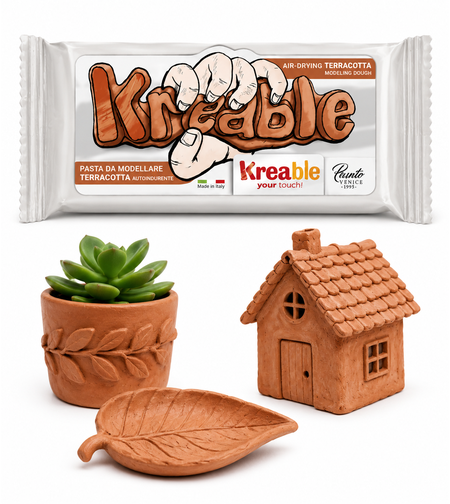 חימר מתייבש באוויר Kreable – טרקוטה 1 ק