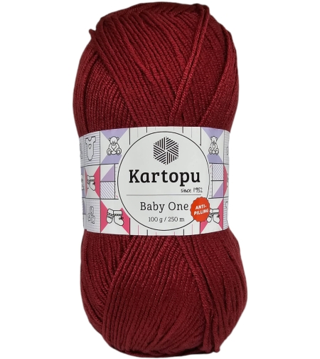 צמר בייבי KARTOPU BABY ONE- חמרה כהה