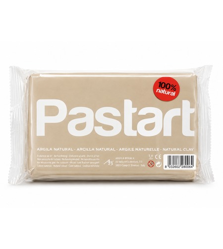 חימר טבעי 100% בצבע בז' - Pastart Natural Clay