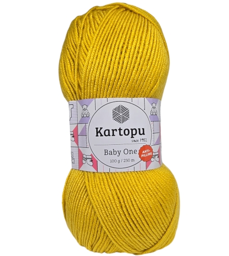 צמר בייבי KARTOPU BABY ONE- צהוב פיצה