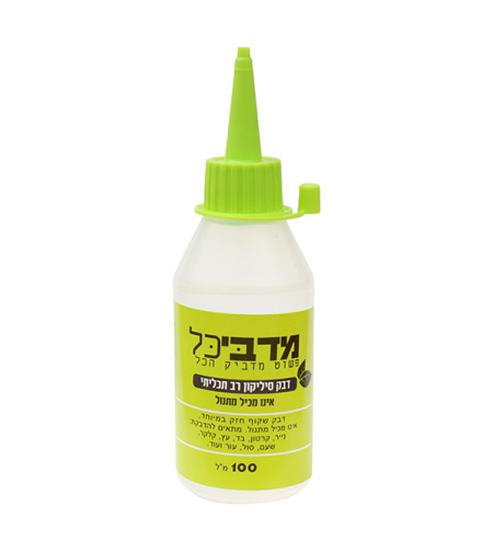 דבק סיליקון ג'ל 100 מ