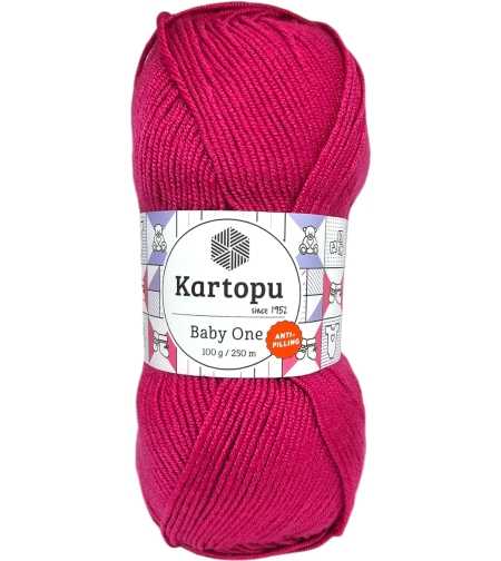 צמר בייבי KARTOPU BABY ONE-ורוד פוקסיה
