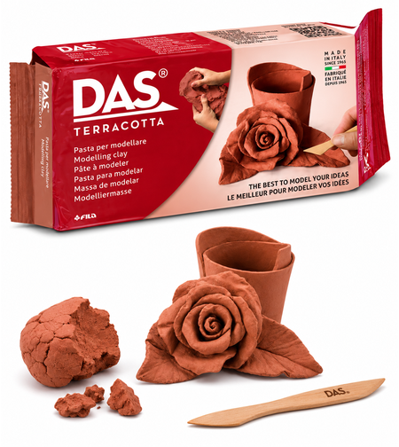 חימר חום (Terracotta) מתייבש באוויר DAS Modeling Clay