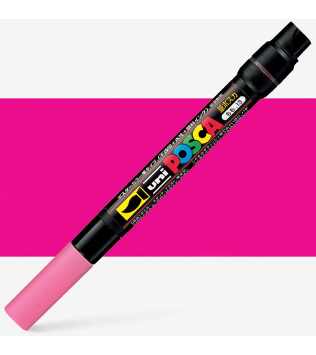 POSCA-F350 - טוש ראש מכחול אקרילי - ורוד