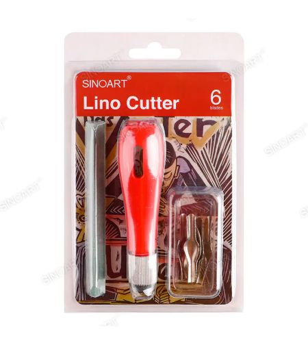 ערכת חיתוך לינוליאום עם 6 להבים – Sinoart Lino Cutter