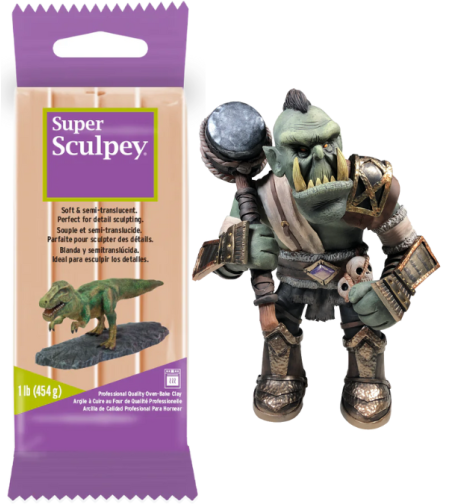 חימר אפייה רך לפיסול Super Sculpey – Original