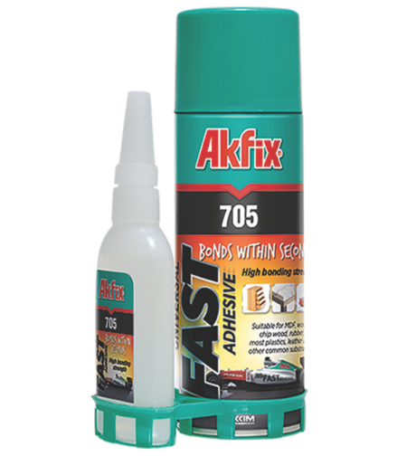 Akfix 705 - דבק מהיר עם זרז אקטיבציה