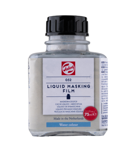 נוזל מסקינג נוזלי לצבעי מים - Talens Liquid Masking Film 75ml