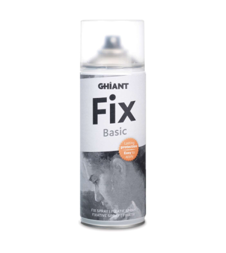 ספריי פיקסטיב בסיסי לקיבוע פחם, עיפרון וגיר Ghiant Fix Basic – Fixative Spray