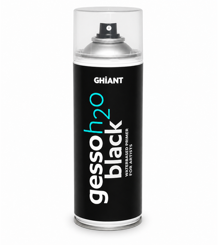 ספריי ג'סו שחור על בסיס מים – Ghiant Gesso H2O Black