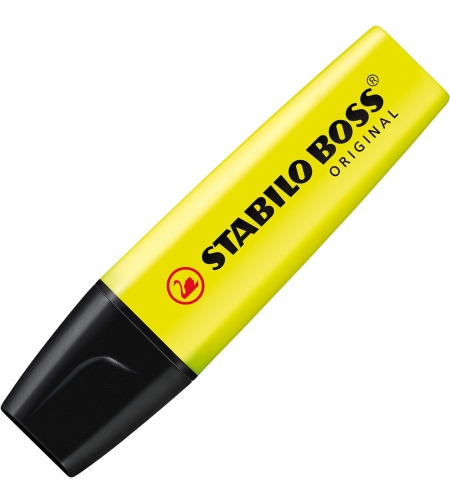 מדגיש Stabilo Boss- צהוב.