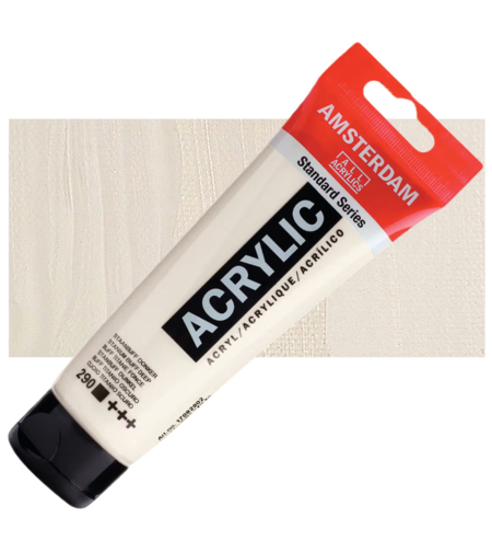 צבע אקריליק אמסטרדם מסדרת Standard – גוון טיטניום באף כהה (Titanium Buff Deep 290)