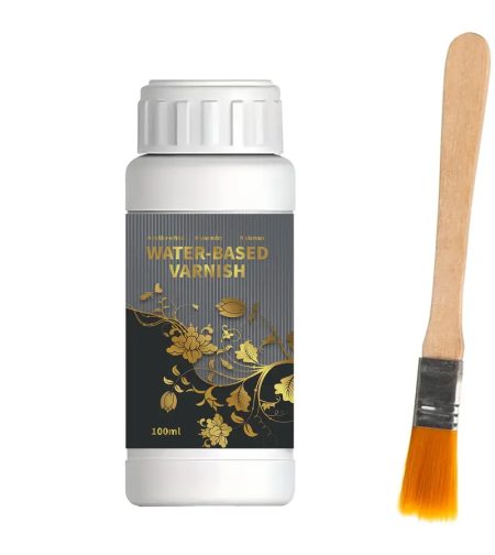 לכה על בסיס מים לעלי זהב – Water-Based Varnish 100ml
