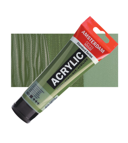 צבע אקריליק אמסטרדם – ירוק זית כהה 622 (Amsterdam Acrylic – Olive Green)