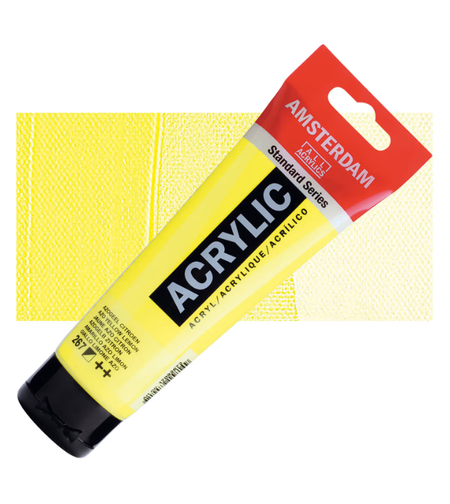 צבע אקרילי Amsterdam Standard Series – Azo Yellow Lemon (לימון אזו) – 120 מ