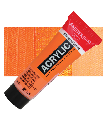 צבע אקריליק אמסטרדם – Amsterdam Standard Series Azo Orange 120ml