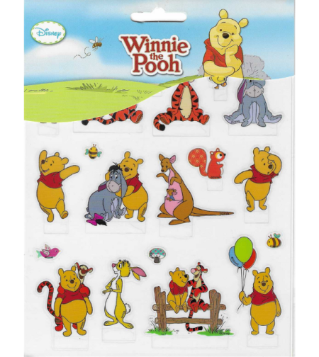 סט מדבקות לילדים – ויני הפו וחברים (Disney's Winnie the Pooh)
