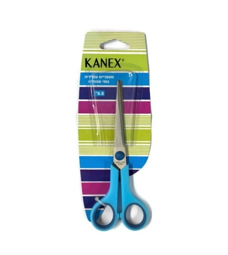 מספריים 6.5'' ידיות גומי גמישות- KANEX
