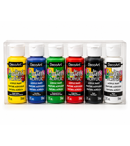 סט צבעי אקריליק – DecoArt Crafter's Acrylic Sampler Kit