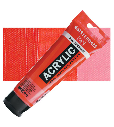 צבע אקרילי אמסטרדם סטנדרט — נפתול אדום מדיום, 120 מ״ל