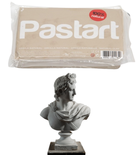 חימר טבעי 100% בצבע בז' - Pastart Natural Clay