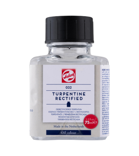 טרפנטין מזוקק לצבעי שמן - Talens Turpentine Rectified 75ml