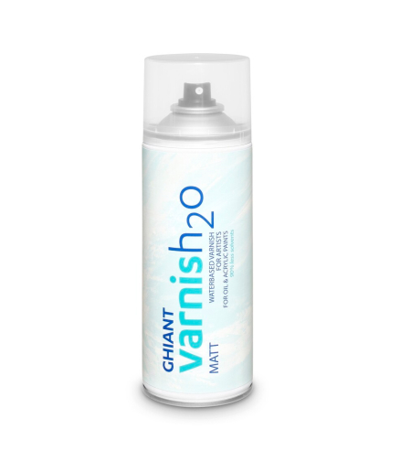 ספריי לכה מאט על בסיס מים – Ghiant Varnish H2O Matt