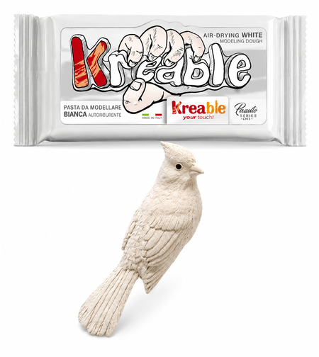 חימר מתייבש באוויר Kreable – לבן 1 ק