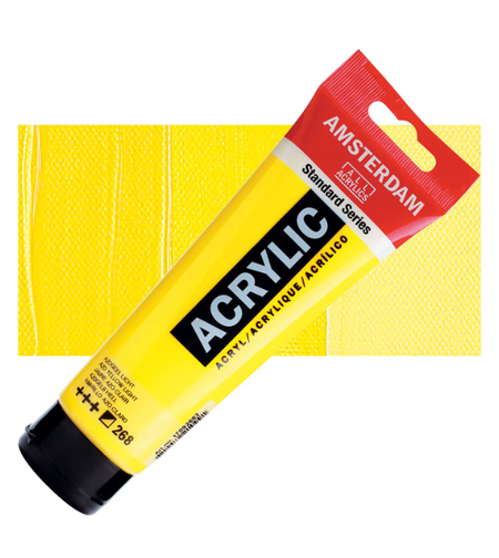 צבע אקריליק Amsterdam Standard Series – Azo Yellow Light (268) – 120ml