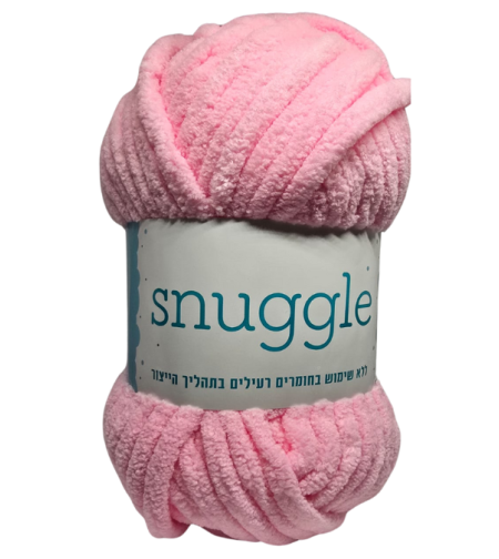 חוט סריגה SNUGGLE בצבע ורוד - 64874 - קטיפתי ורך במיוחד