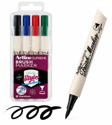 סט טושים ללוח מחיק - Artline Supreme Whiteboard Marker