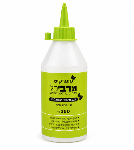 דבק סיליקון שקוף 