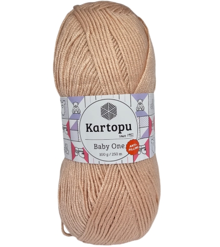צמר בייבי KARTOPU BABY ONE- אפרסק בהיר