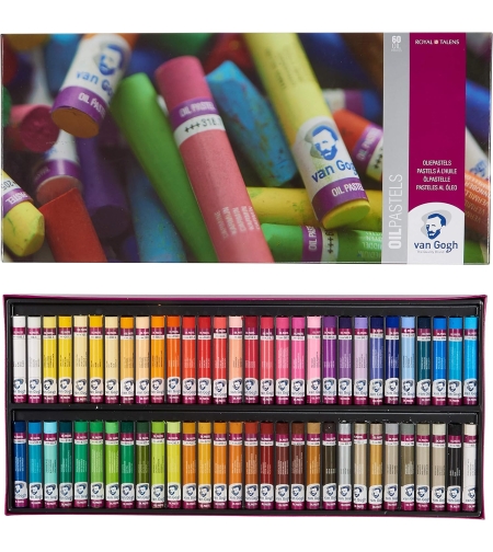 סט פסטל שמן 60 צבעים Van Gogh Oil Pastels 60