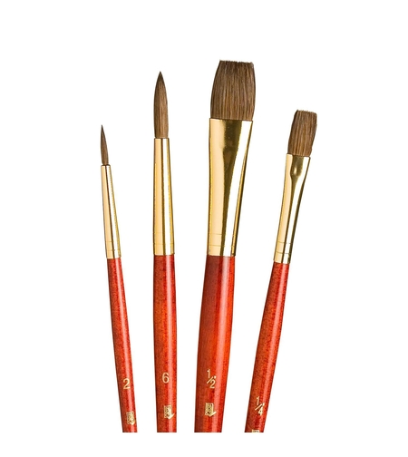 מכחול מקצועי משיער גמל טבעי – דגם L.G.K151  גדלים לבחרה