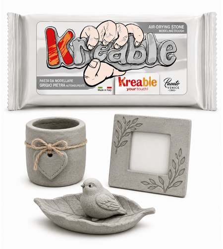 חימר מתייבש באוויר Kreable – צבע אבן 500 ג'