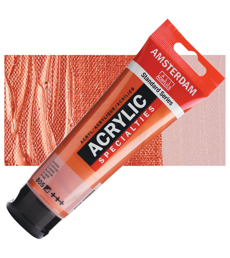 צבע אקרילי מטאלי אמסטרדם – קופר (נחושת), 120 מ״ל