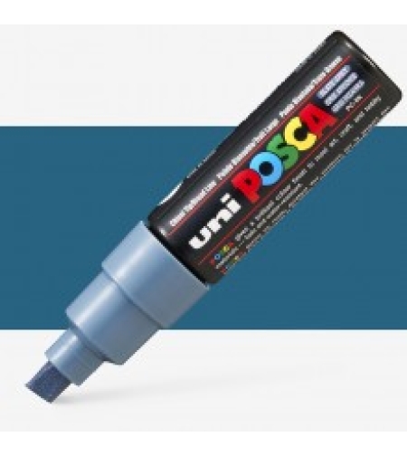 טוש פוסקה לציור-8מ''מ POSCA K8-אפור כהה