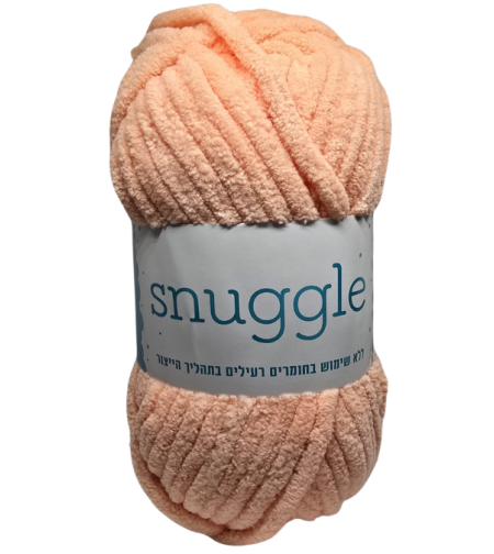 חוט סריגה SNUGGLE בצבע אפרסק - 64373 - קטיפתי ורך במיוחד