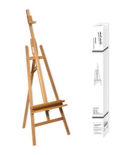 כן ציור עומד מעץ עם הטיה מתכווננת Mont Marte Floor Easel with Tilt