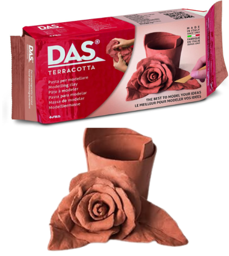 חימר חום (Terracotta) מתייבש באוויר DAS Modeling Clay