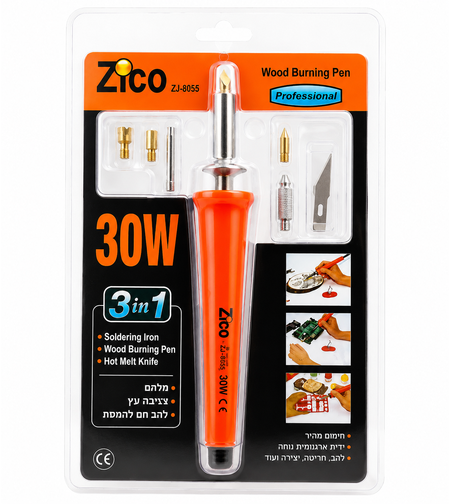 עט צריבה על עץ - Zico 30W