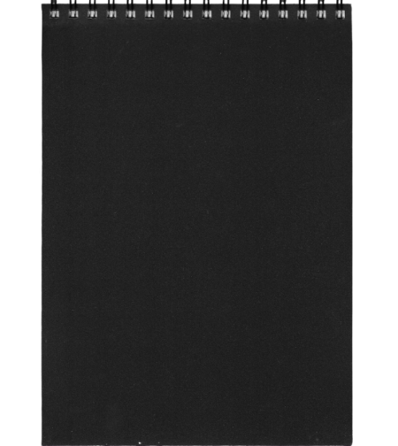 בלוק ציור סקצ'בוק 120 גרם - כריכה שחורה, 80 דפים