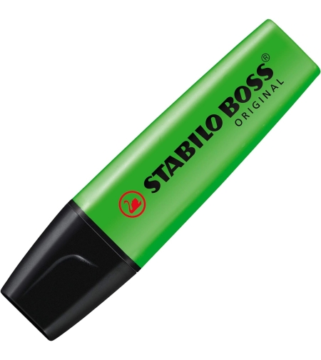 מדגיש Stabilo Boss ירוק ניאון