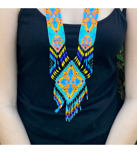 Mexican shamanic necklace - river