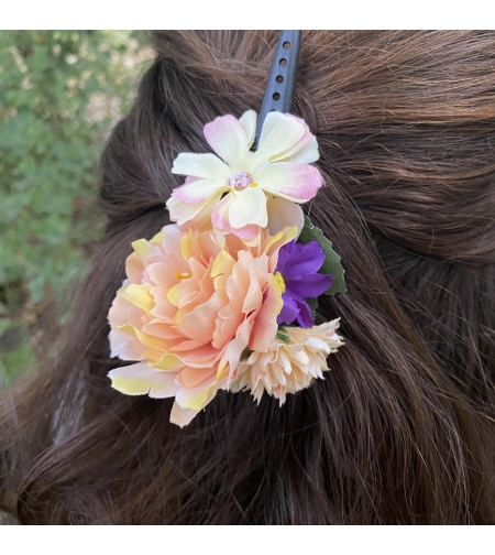 Flower hairclip - summer