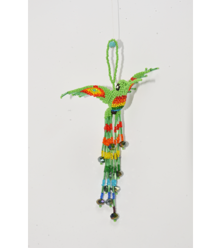 Beaded hummingbird - green