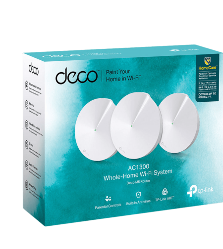 מגדיל טווח דגם Deco M5-3 Pack (שלוש יחידות) מבית TP-LINK