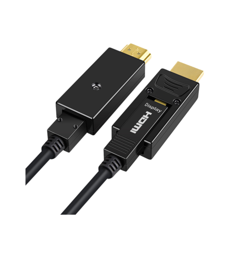 כבל HDMI פרימיום מבוסס סיב אופטי ראשים פריקים באורך 70 מ' מבית VISIONNET